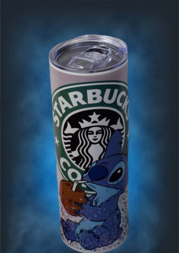 Stitch en starbucks Tumbler 20oz