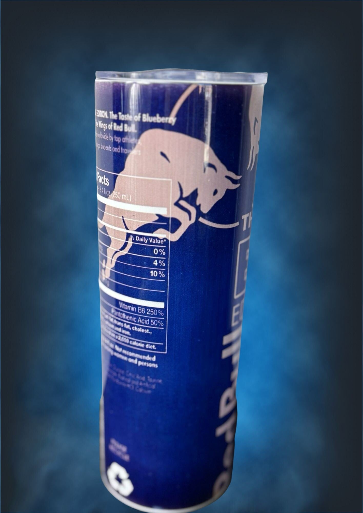 tumbler 20 oz Red Bull blue edition