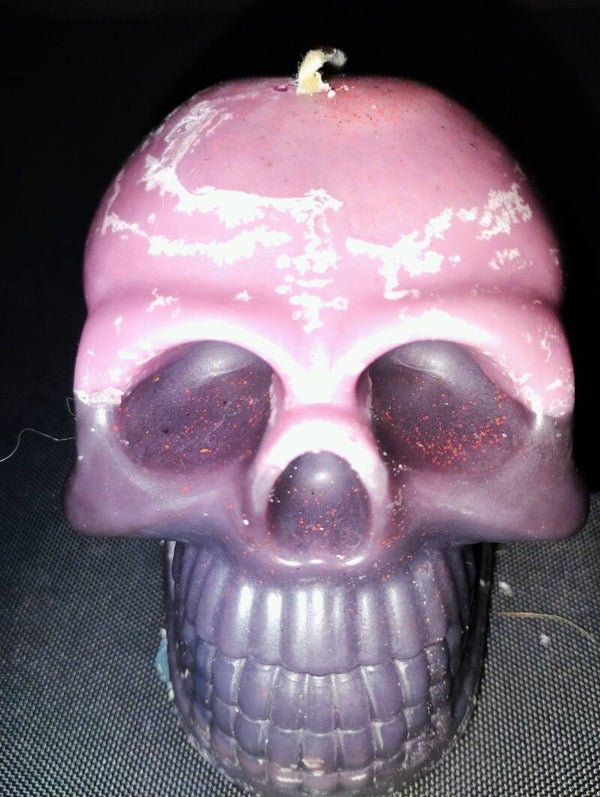 Distressed Two Tone Skull