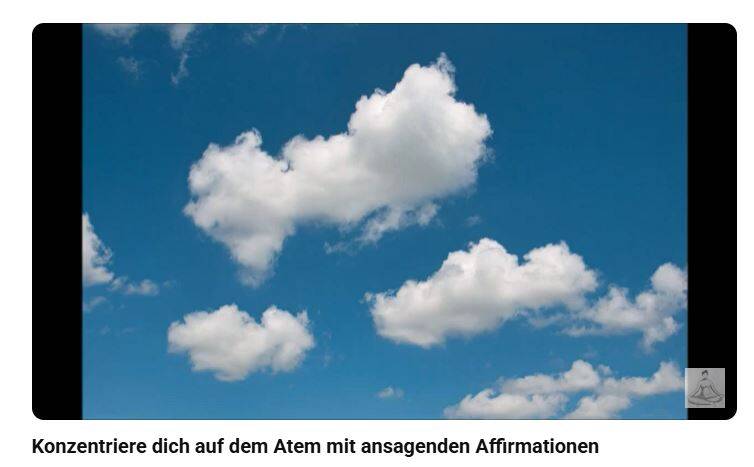Affirmationen zum Thema Atmen  bewusst ein- und ausatmen