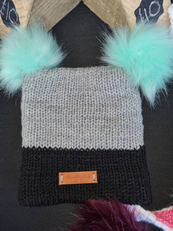 Twin Bobble Hat