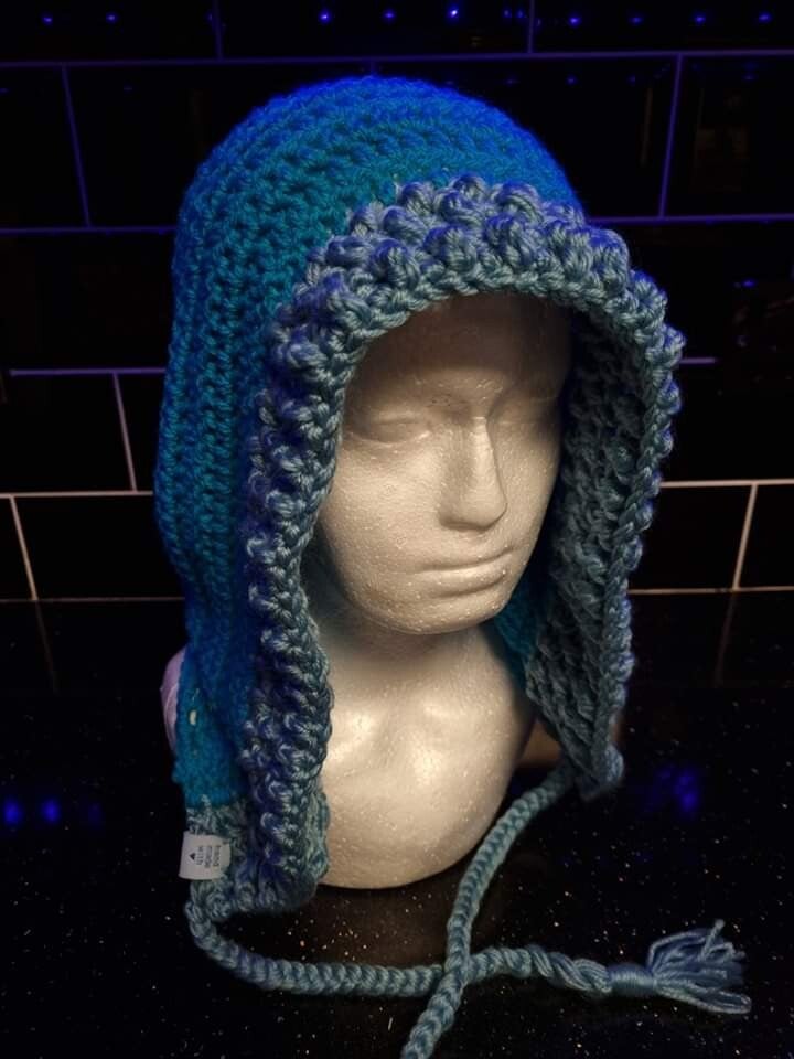 Blue Pixie Hood