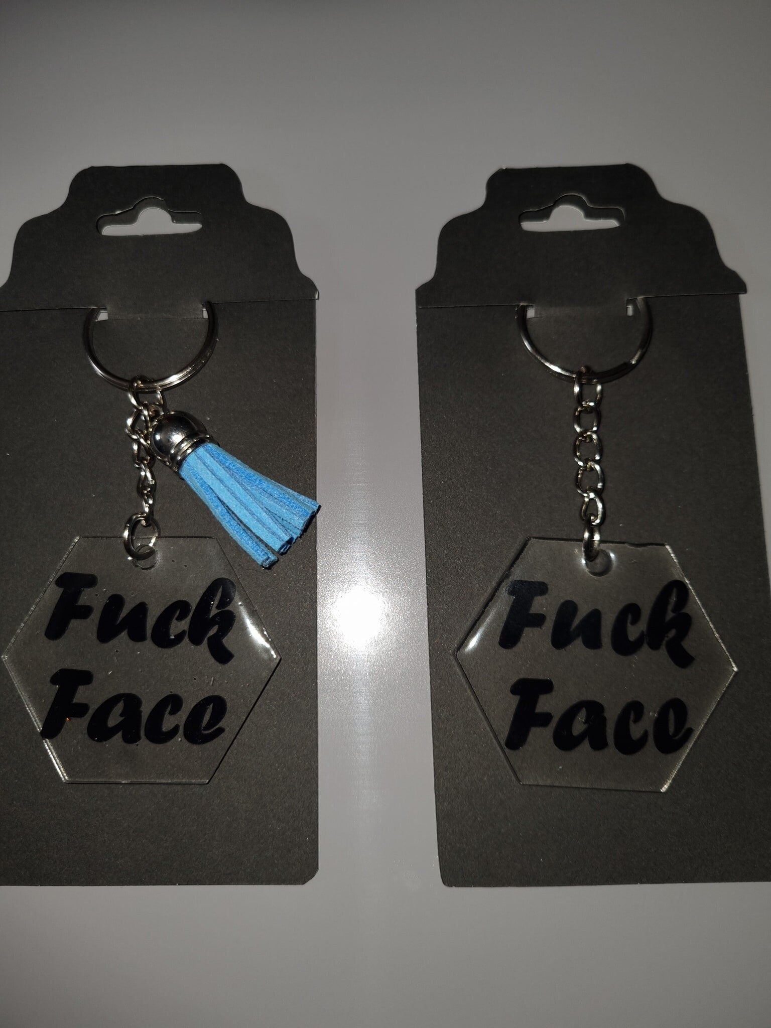 F*ck Face Keyring