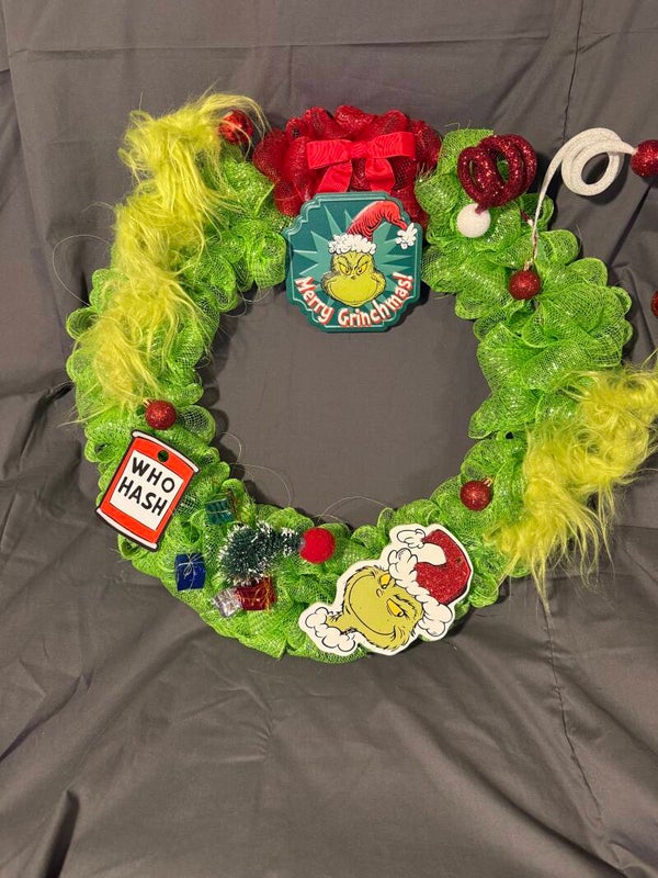 The Grinch wreath