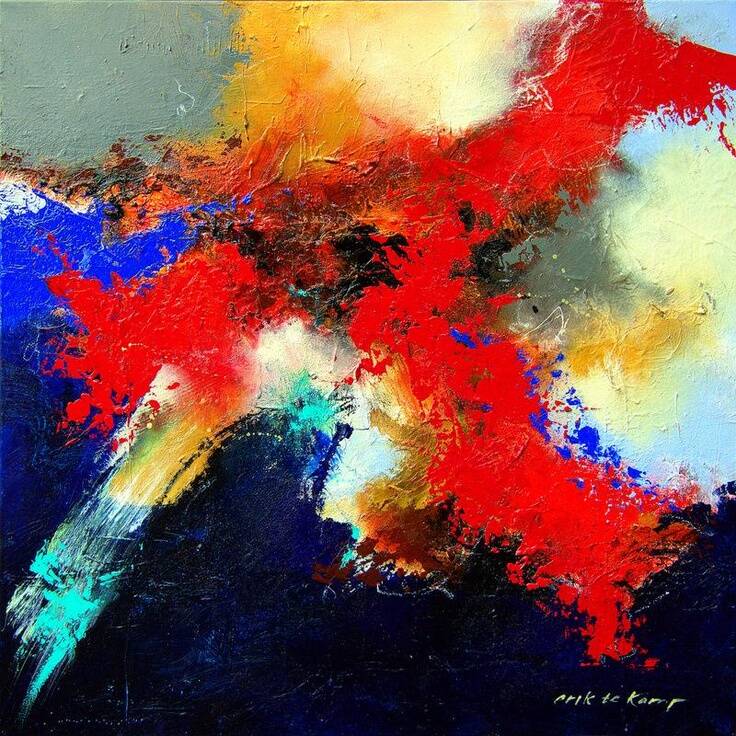 Erik te Kamp Abstract paintings