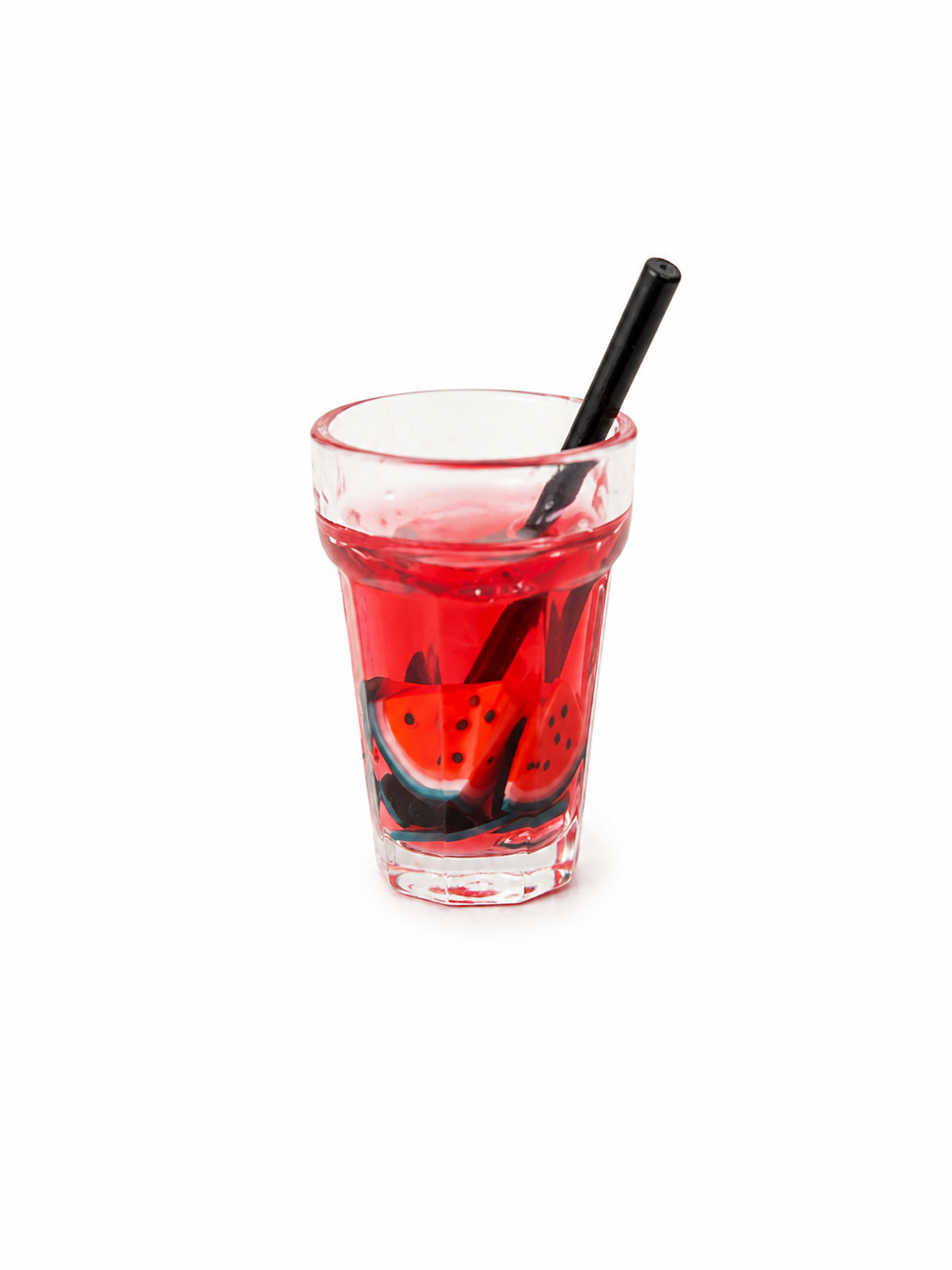 Glas rode limonade