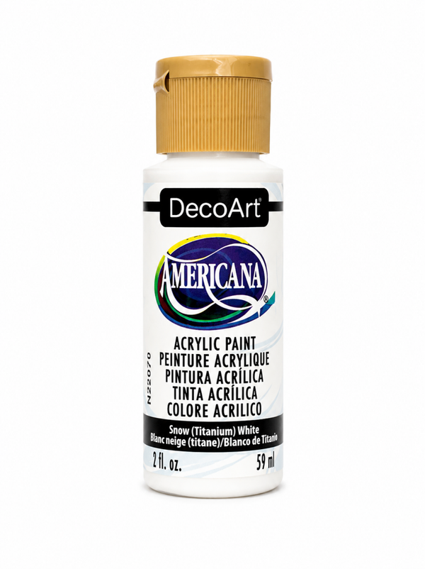 DecoArt Americana acrylverf: Snow (titanium) White