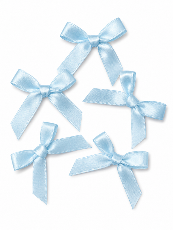 Blauwe strikjes