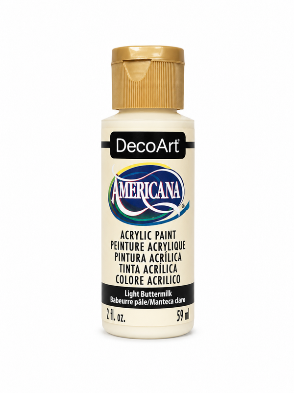 DecoArt Americana acrylverf: Light Buttermilk