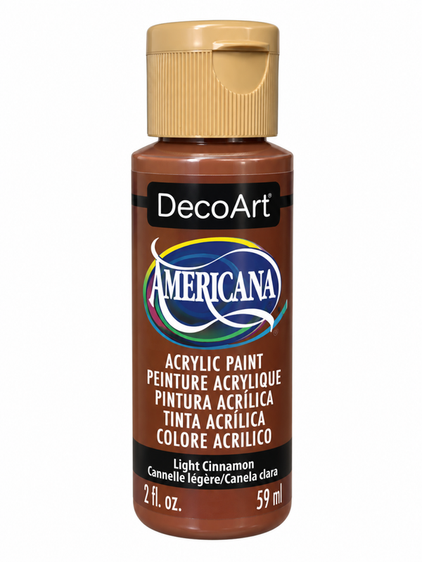 DecoArt Americana acrylverf: Light Cinnamon