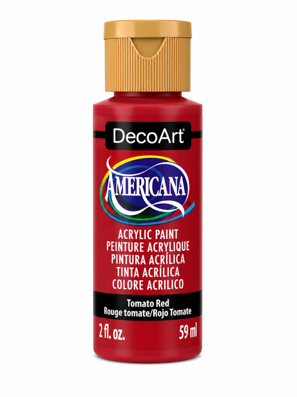 DecoArt Americana acrylverf: Tomato Red