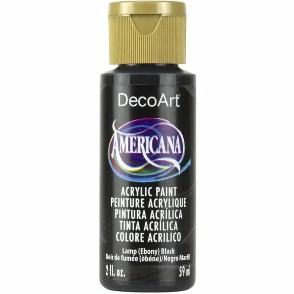 DecoArt Americana acrylverf: Lamp Black