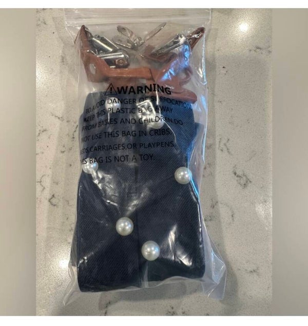 Custom pearl suspenders