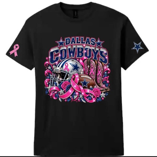 Dallas Cowboys Breast Cancer Awareness T-Shirt