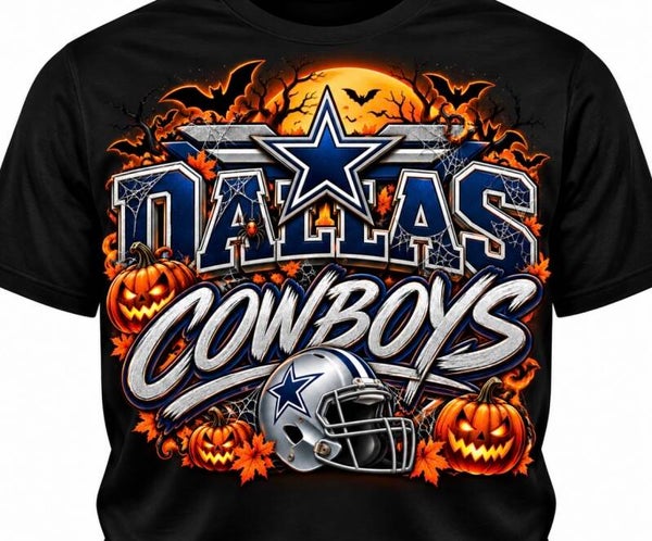 🎃 Halloween Dallas Cowboys T-Shirt 💙⭐