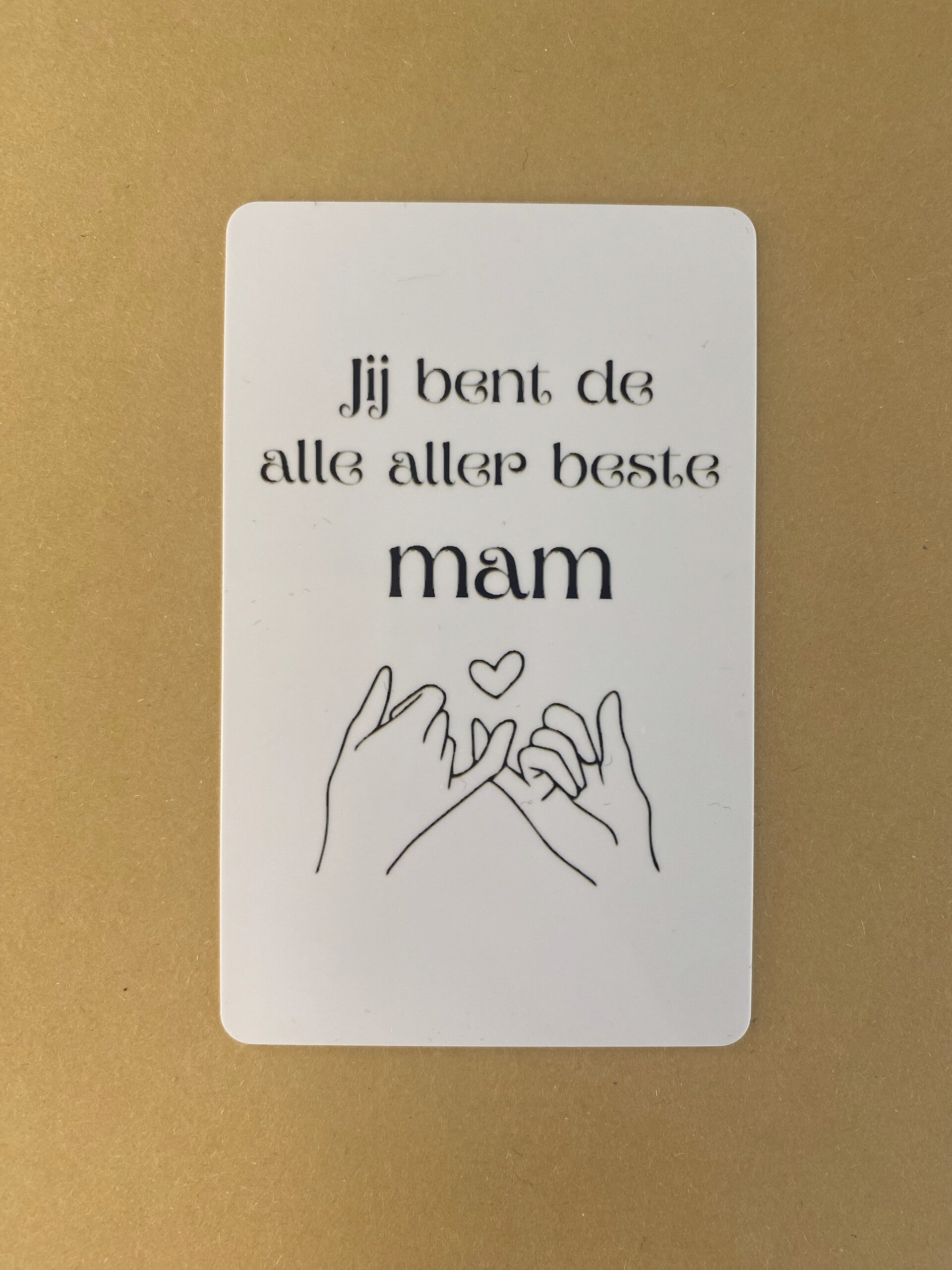 Mini wenskaartje