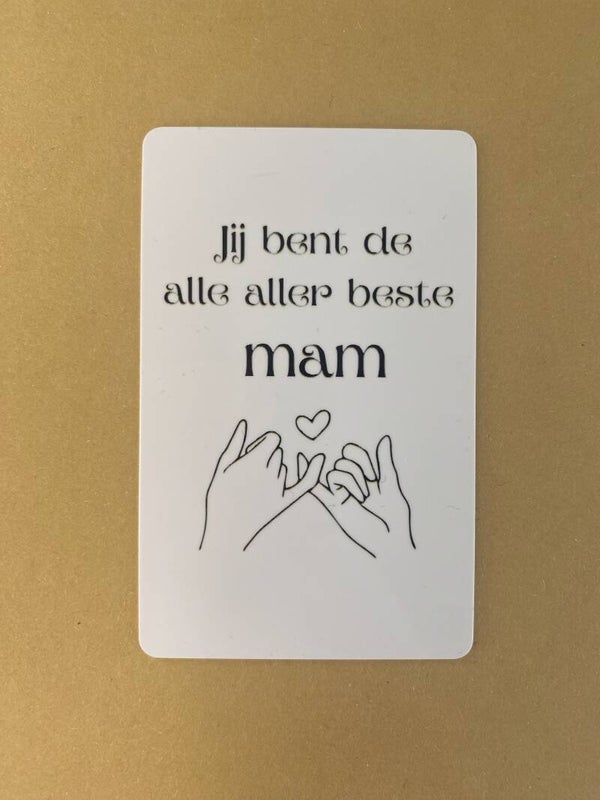 Mini wenskaartje