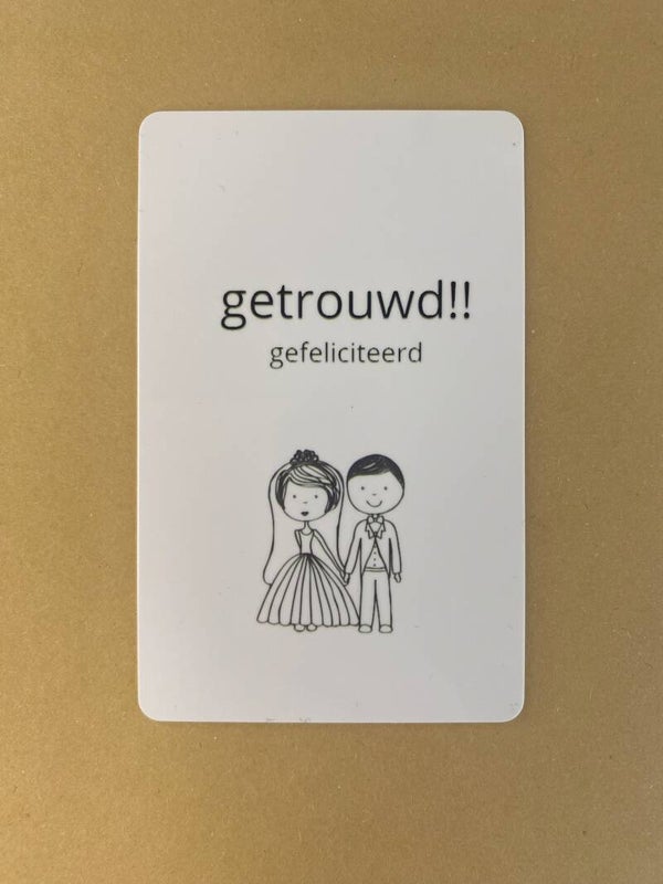 Mini wenskaartje