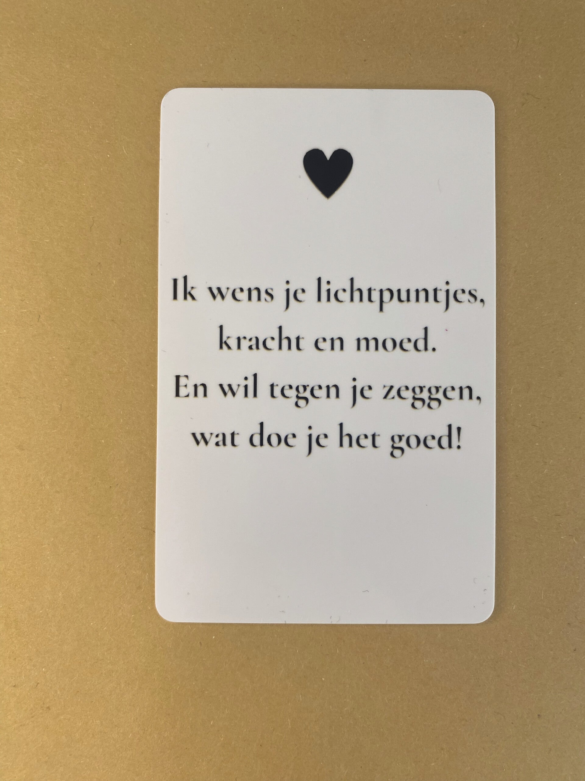 Mini wenskaartje