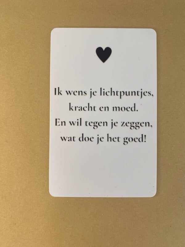 Mini wenskaartje