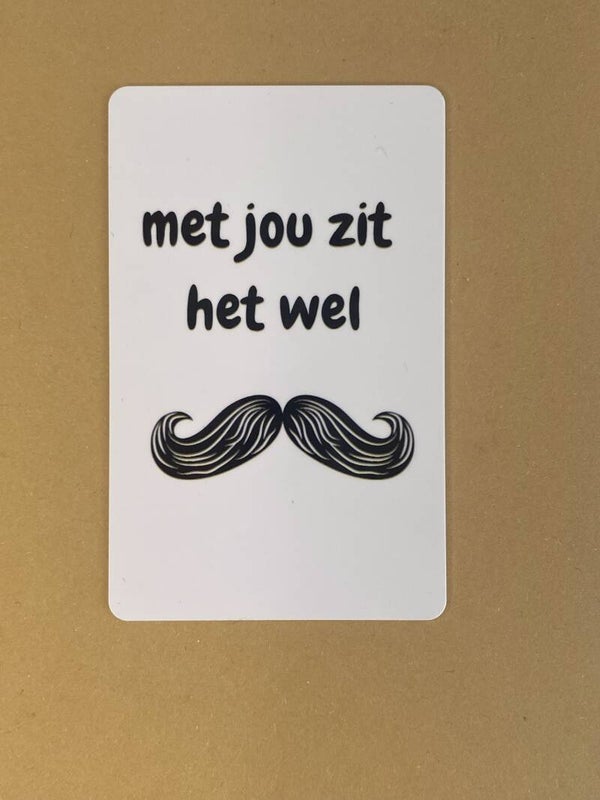 Mini wenskaartje