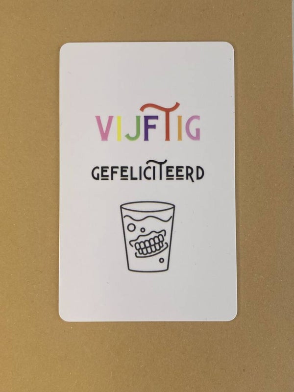 Mini wenskaartje