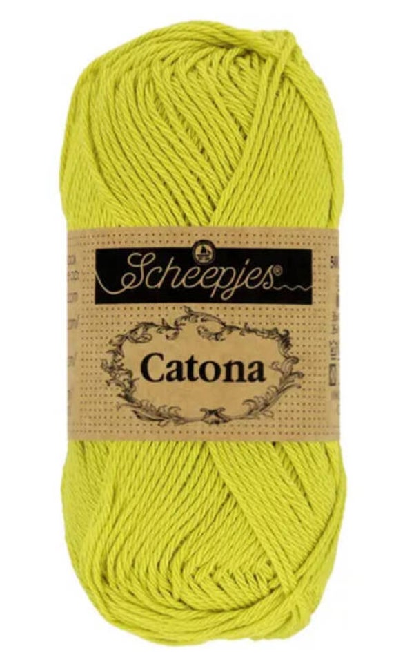 Scheepjes Catona 50g 245 Green Yellow