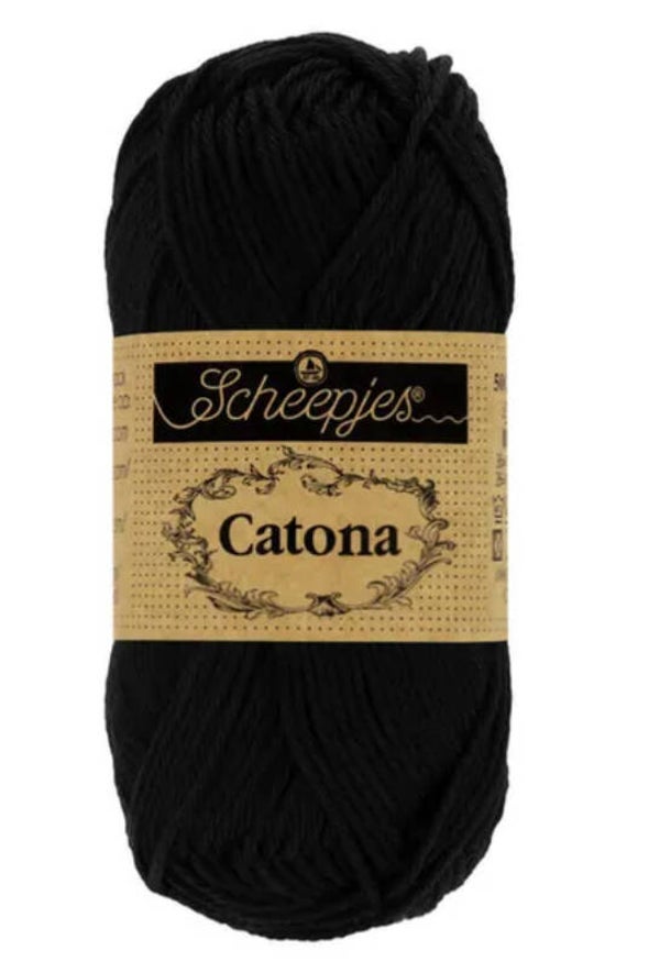 Scheepjes Catona 50g 110 Jet Black