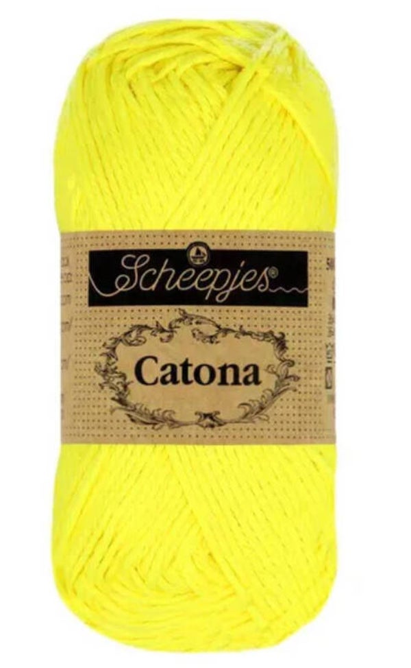 Scheepjes Catona 50g 601 neon Yellow
