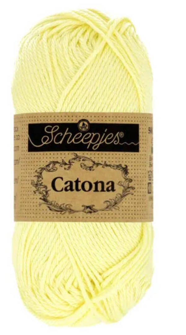 Scheepjes Catona 50g 100 Lemon Chiffon