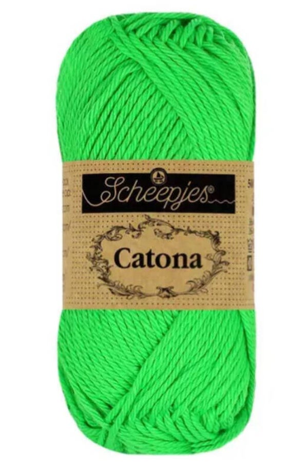 Scheepjes Catona 50g 602 Neon Green