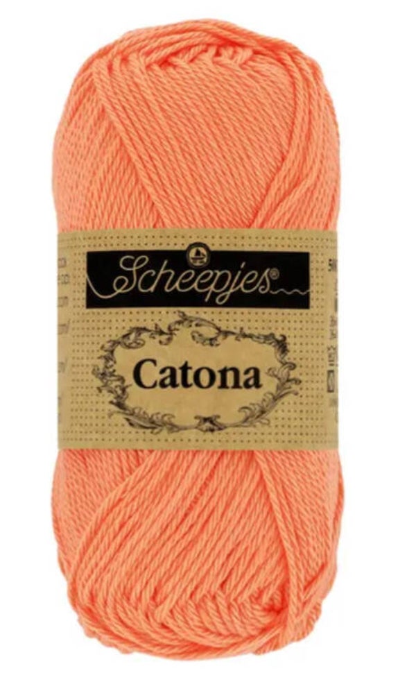 Scheepjes catona 50g 410 Rich Coral