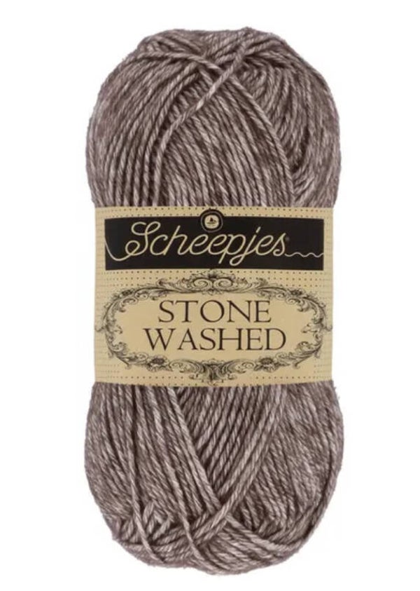 Scheepjes Stone Washed 50g 829 Obsidian