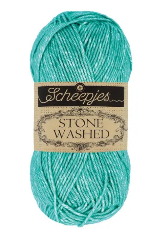 Scheepjes Stone Washed 50g 815 Green Agate