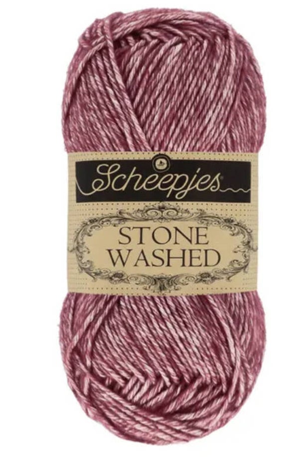 Scheepjes Stone Washed 50g 810 Garnet