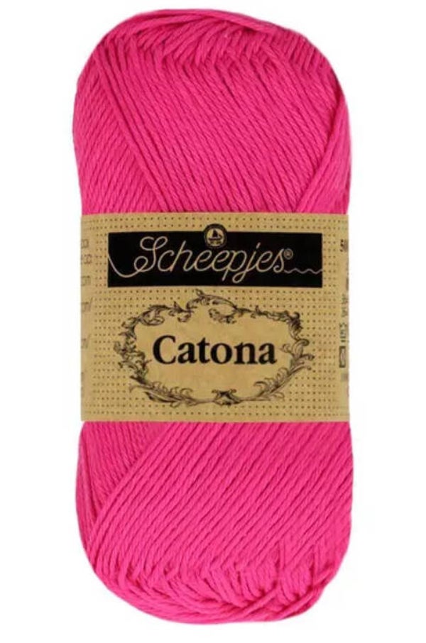 Scheepjes Catona 10g  604 Neon Pink