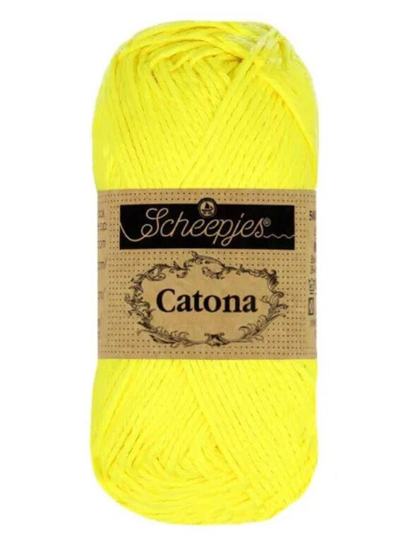 Scheepjes Catona 10g Neon Yellow