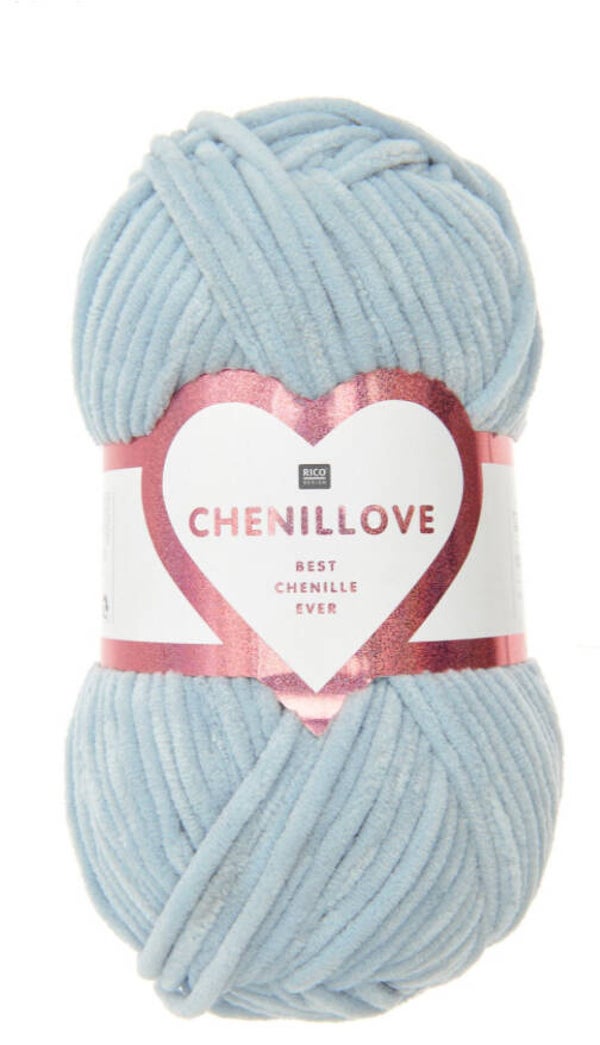 Chenillove Kleur 010 (licht blauw)