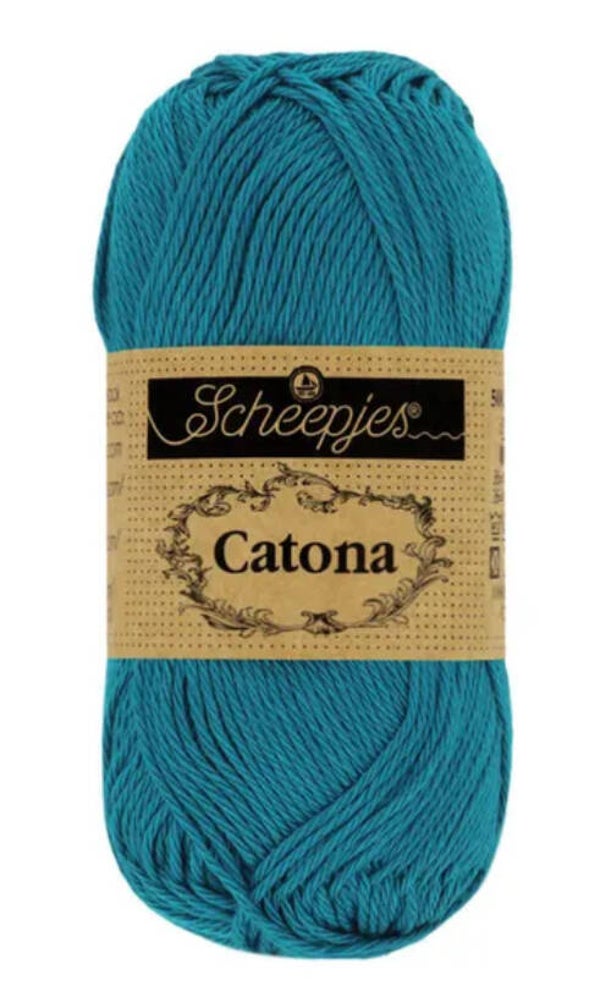 Scheepjes Catona 50g 400 Petrol Bleu
