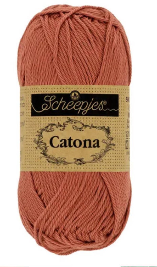 Scheepjes Catona 50g 504 Brick Red