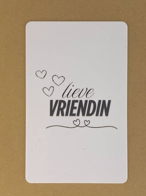 Mini wenskaartje