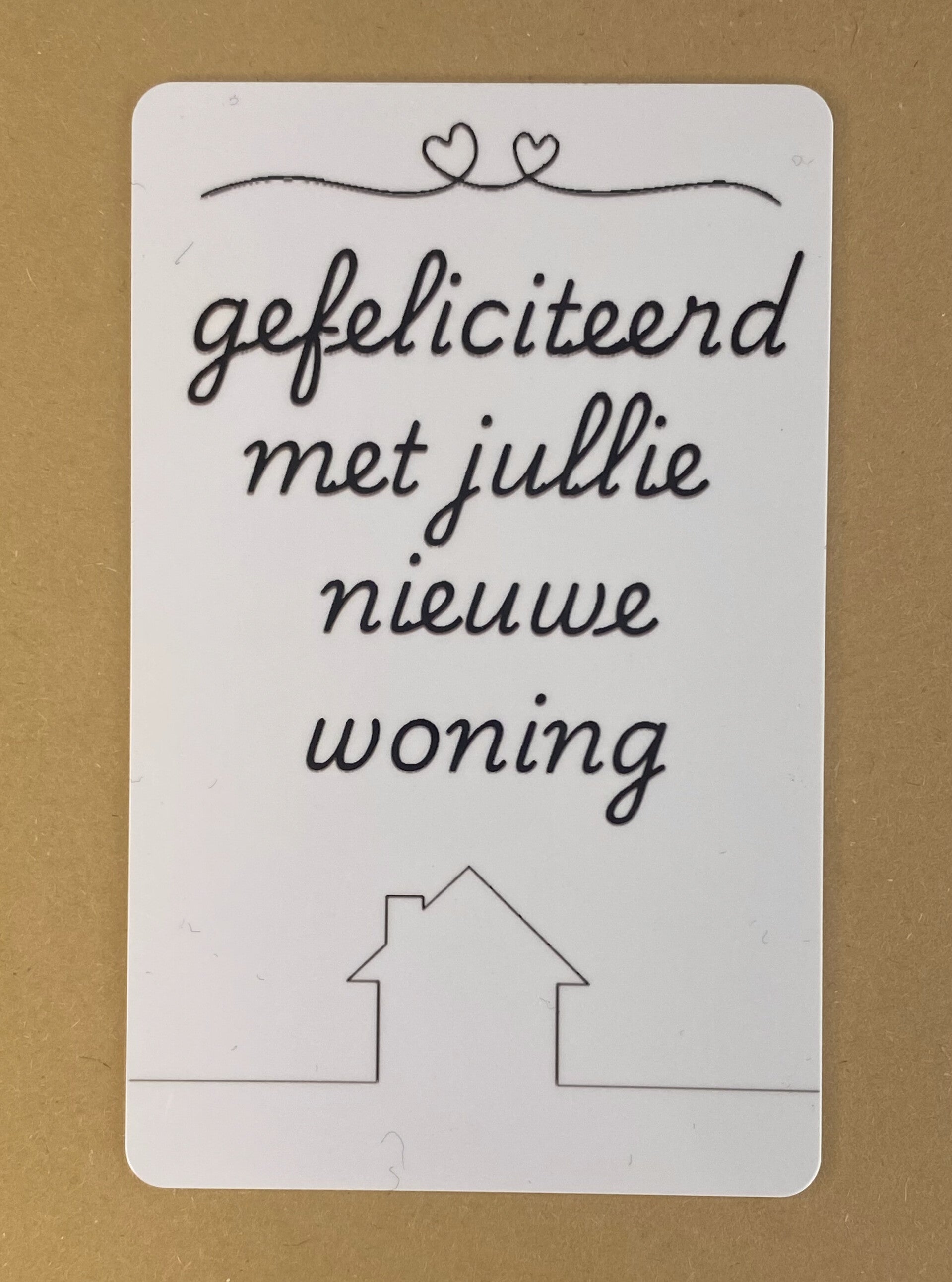 Mini wenskaartje