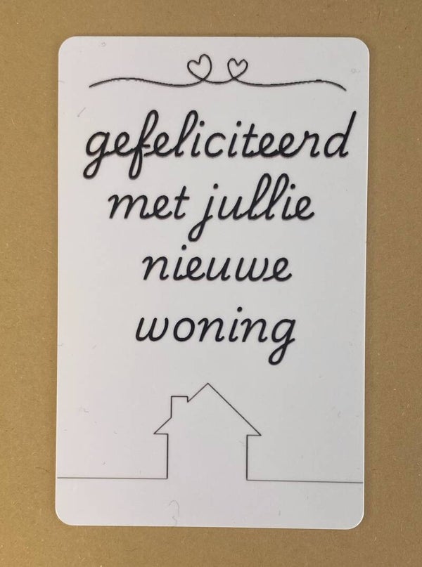 Mini wenskaartje