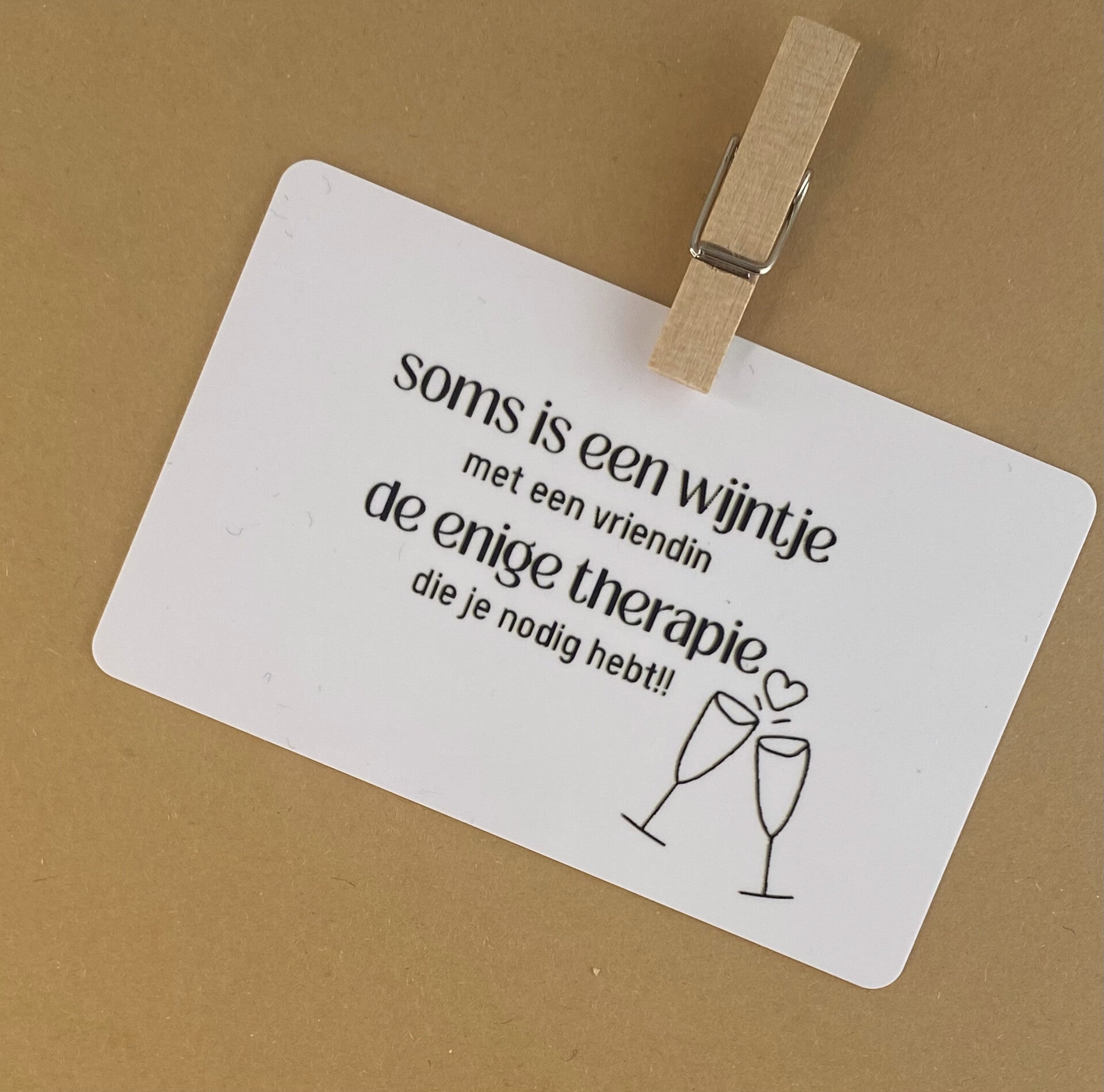 Mini wenskaartje