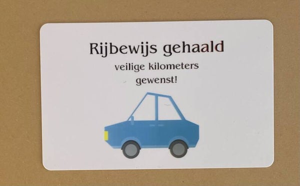 Mini wenskaartje