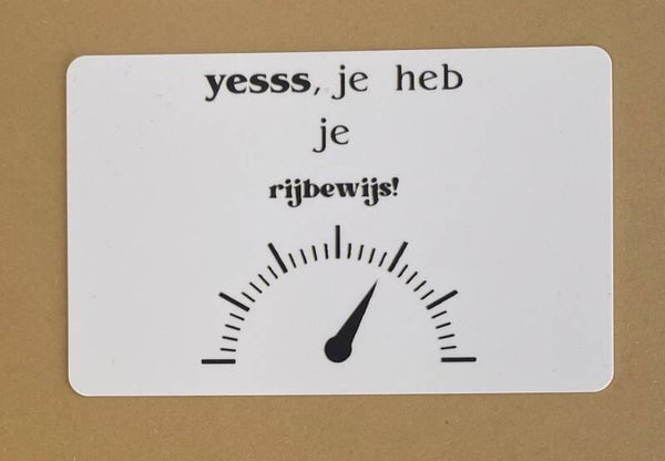 Mini wenskaartje