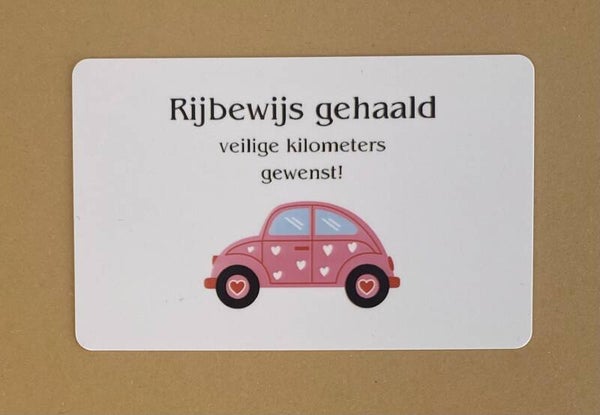 Mini wenskaartje