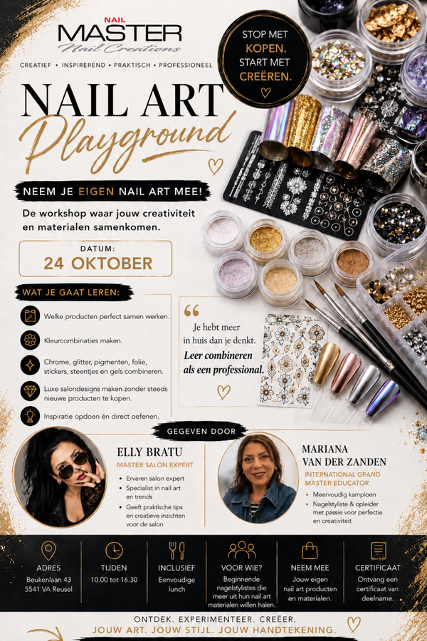 Nail Art Playground – Masterclass 24 oktober