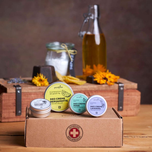 Deo Creme Starter Set - alle vier Sorten