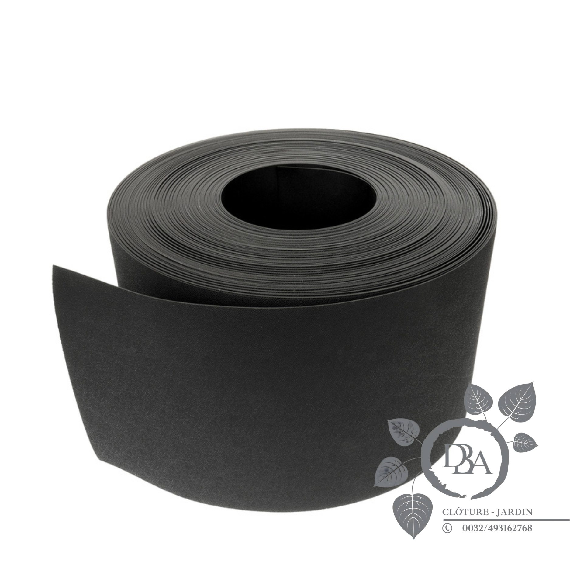 Rouleau brise vue clôture Noir - Rouleau 50 m